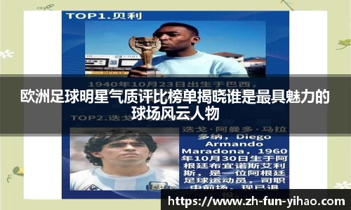 欧洲足球明星气质评比榜单揭晓谁是最具魅力的球场风云人物